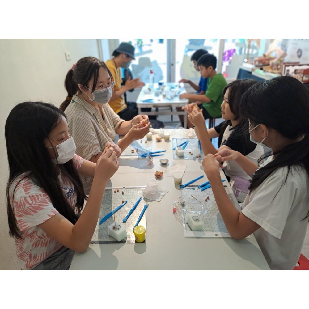▍中華街賣所課程：愛呷貓黏土別針  ▍